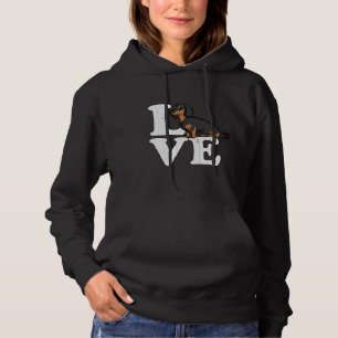 Moletom Dachshund Love Roupa Dachshund Proprietário Funny