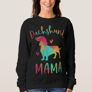 Moletom Dachshund Mama Colorful Doxie Gifts Dog Mãe