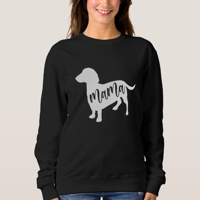 Moletom Dachshund Mama For Teckel sausage hounds Dachshund (Frente)