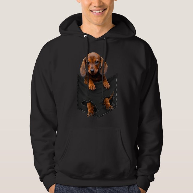 Moletom Dachshund No Meu Pocket Dachshund Weiner Dog Dift (Frente)