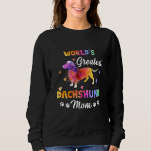 Moletom Dachshund, o maior Dachshund Colorful Pres
