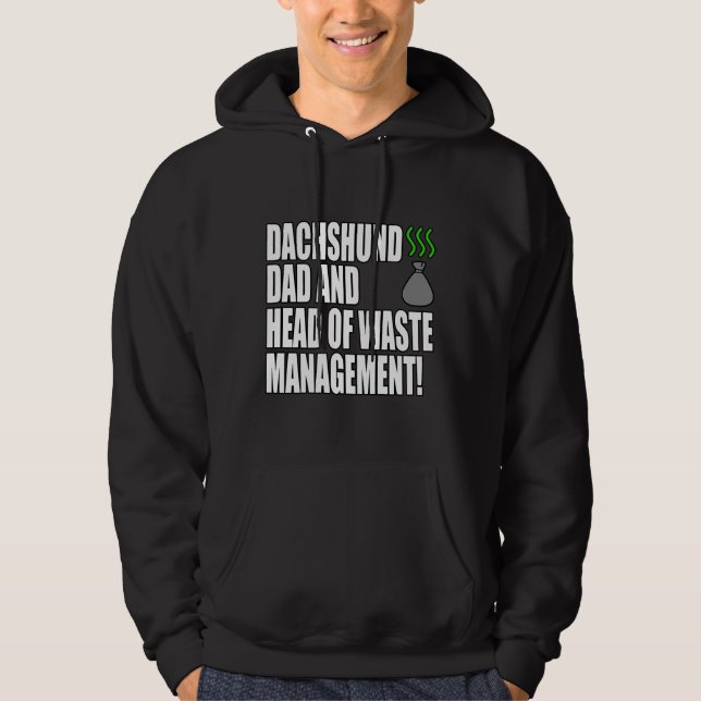 Moletom Dachshund Pai Funny (Frente)
