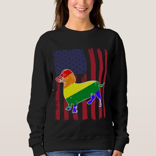 Moletom Dachshund Para Lgbt (Frente)