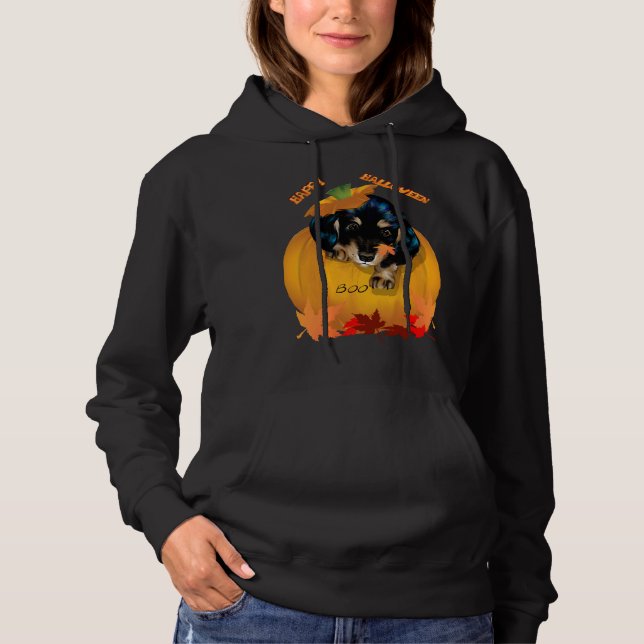Moletom Dachshund Puppy Halloween (Frente)