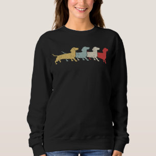 Moletom Dachshund Retro Vintage