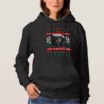 Moletom Dachshund Ugly Christmas Sweet Style Santa Hat D<br><div class="desc">Dachshund Ugly Christmas Sweater Style Santa Hat Doxie Dog</div>