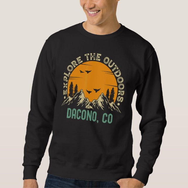 Moletom Dacono Colorado Explora O Exterior (Frente)