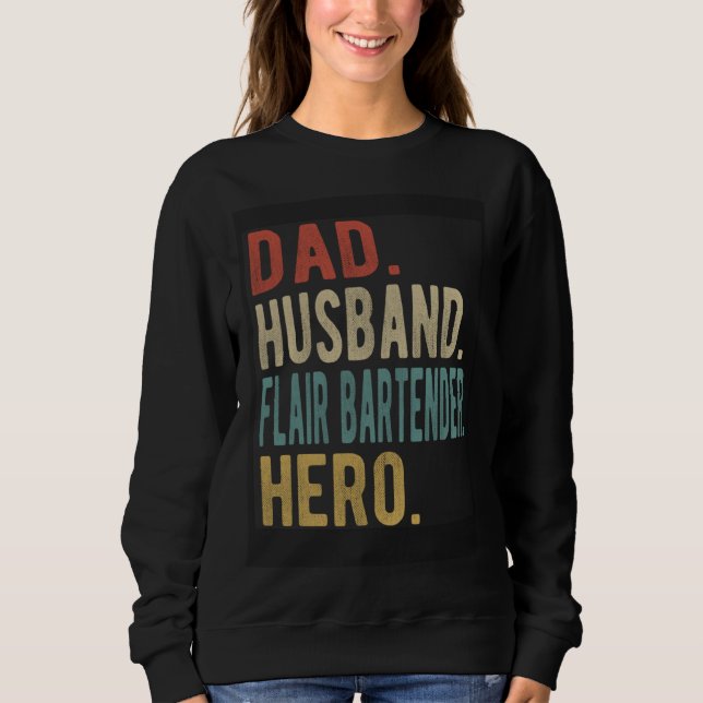 Moletom Dad Husband Flair Bartender Hero (Frente)