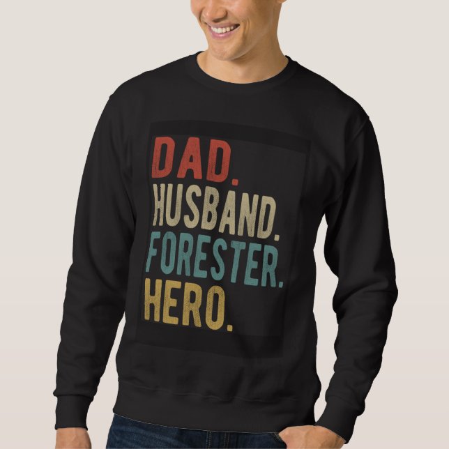 Moletom Dad Husband Forester Hero (Frente)