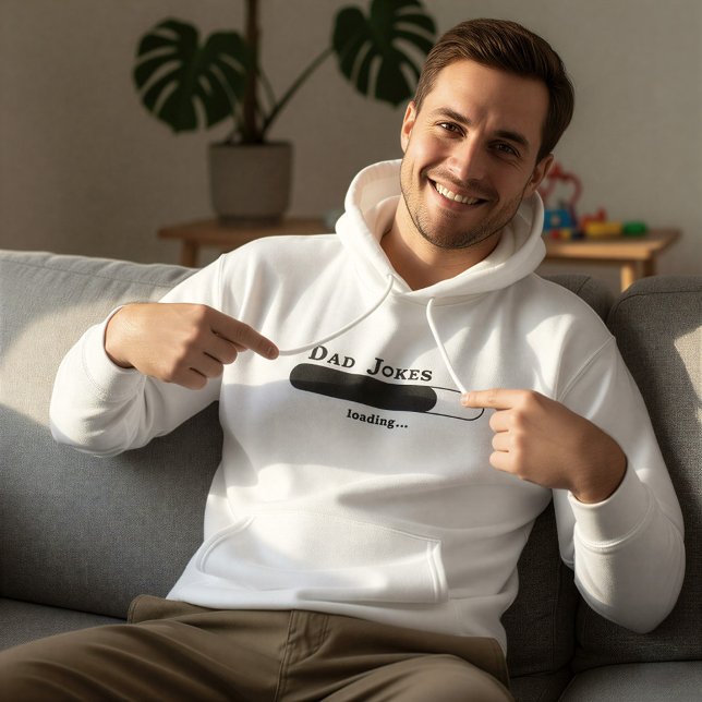 Moletom "Dad Joke Loading" Funny New Dad Hoodie | father (Criador carregado)