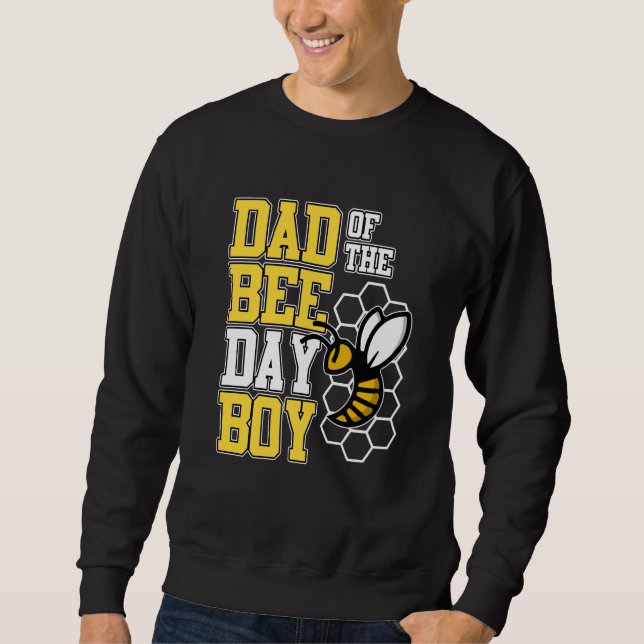 Moletom Dad Of Bee Day Boy Honey Beekeeper Beekeeping Grap (Frente)