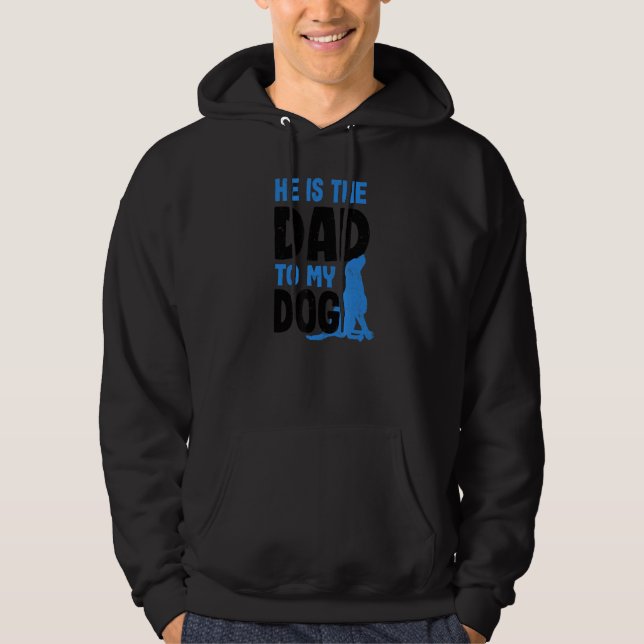 Moletom Dad To My Dog Design Dog Couple (Frente)
