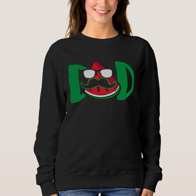 Moletom Dad Watermelon  Summer Fruit Father's Day (Frente)