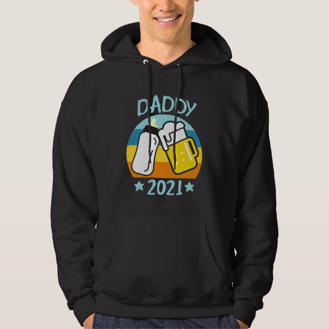 Moletom Daddy 2021 Father Baby Birth Men  Dad (Frente)