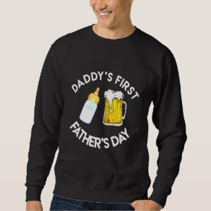 Moletom Daddys First Baby Milk Beer Vintage