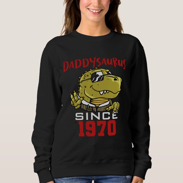 Moletom Daddysaurus desde 1970 (Frente)