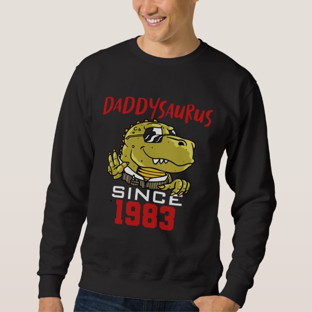 Moletom Daddysaurus desde 1983 (Frente)