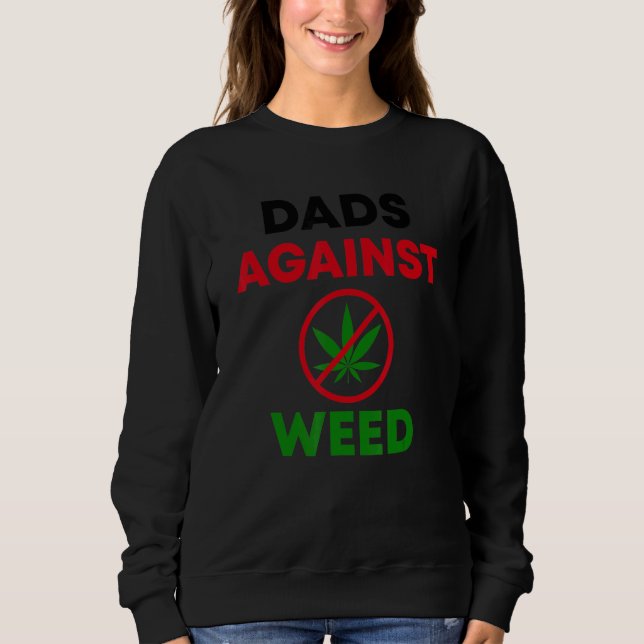 Moletom Dads Against Weed Gardening Lawn Mowing Fathers (Frente)