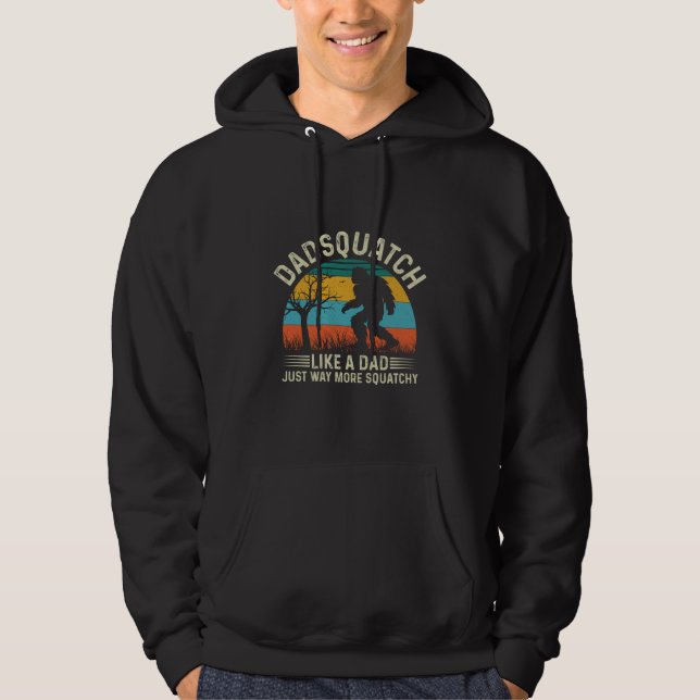 Moletom Dadsquatch Como Um Pai Muito Mais Escamoteado (Frente)