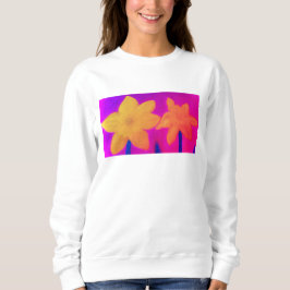 Moletom Daffodil Bloom Sweatshirt - Chalk Pastel Handmade
