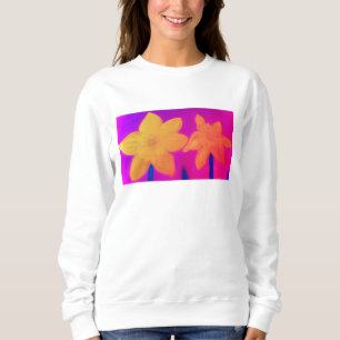 Moletom Daffodil Bloom Sweatshirt - Chalk Pastel Handmade