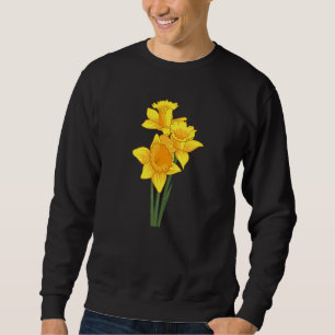 Moletom Daffodils Flores Estilo Floral Primavera Páscoa Ga