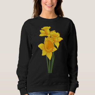 Moletom Daffodils Flores Estilo Floral Primavera Páscoa Ga