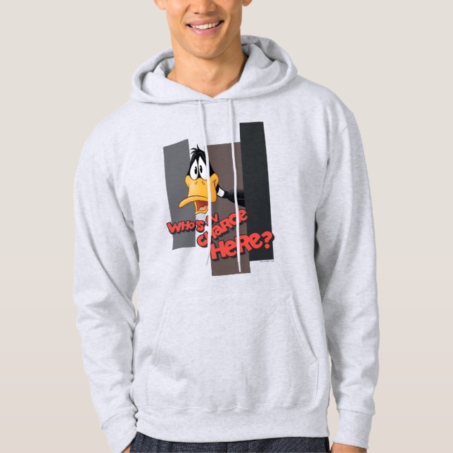 Moletom DAFFY DUCK™ "Quem está no comando aqui" (Frente)