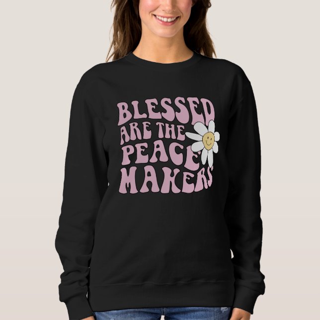 Moletom Daisy and Peace Makers Slogan (Frente)