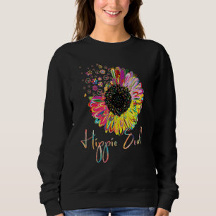 Moletom Daisy Peace Sign Love Hippie Soul Flower 60s 70s