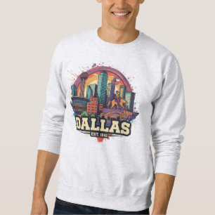 Moletom Dallas Texas T-Shirt Orgulho da Cidade do Estado