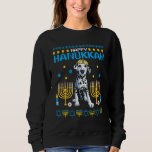Moletom Dalmaciano Chanukah Judaish Ugly Hanukkah Sweater<br><div class="desc">Dalmaciano Chanukah Judeu Ugly Hanukkah Sweater Pajama.</div>