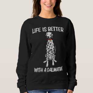 Moletom Dalmatiano Fofo Para Homens Mulheres Cão Pet Dalma