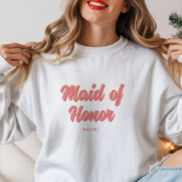 Moletom Dama de Honra Personalizada de Solteira Vestido de