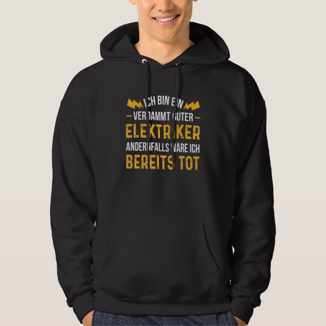 Moletom Dammt Good Electricians Eleicians Circuit Perigo (Frente)