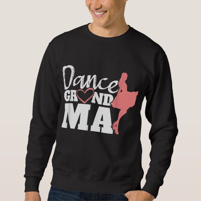 Moletom Dança Avó Dançarina Dia de as mães Dançando Mãe W (Frente)