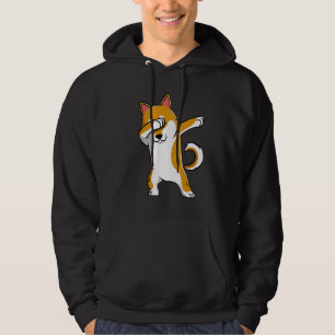 Moletom Dança de cachorro do Shiba Inu Dabbing