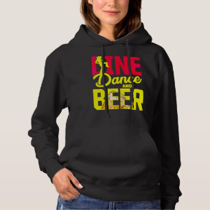 Moletom Dança De Linha E Cerveja É Por Isso Que Estou Aqui