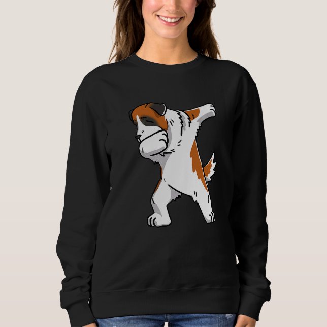 Moletom Dança de sapateira Bernard Dog Santo (Frente)