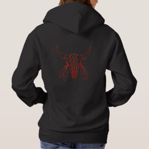 Moletom Dança do Fantasma Vermelho Buffalo linha capuz pre