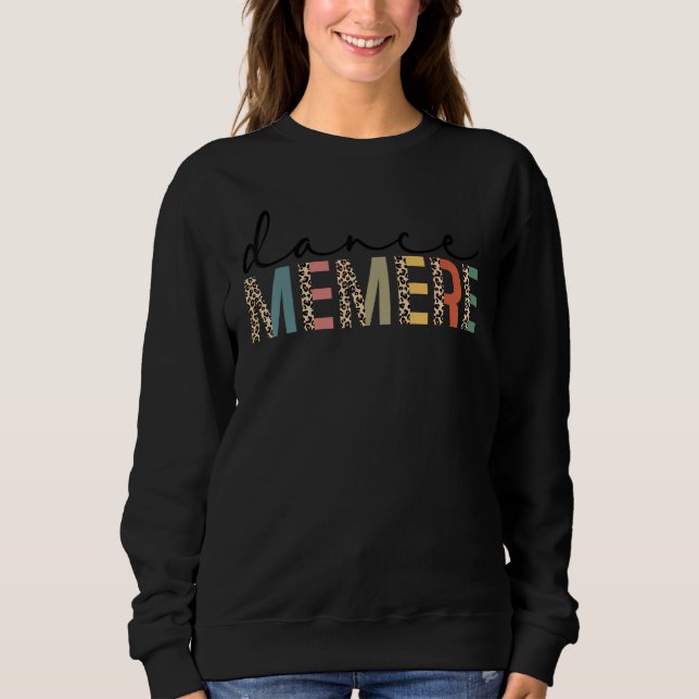 Moletom Dança Memere De Um Dancer Memere Leopardo Dançante (Frente)