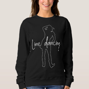 Moletom Dançarino de Linha de Humor Country Music Line