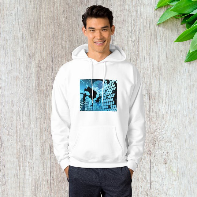 Moletom Dançarinos Silhuetados Mens Hoodie (Criador carregado)