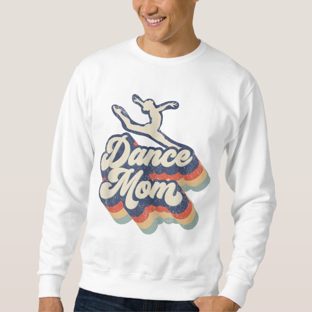 Moletom Dance Mãe Retro Sunset Dance Mãe Natal Mo (Frente)