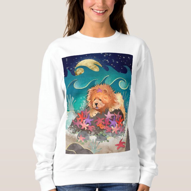 Moletom DANCIN APENAS COM OS ESTILOS BRANCOS DE Vaca verme (Frente)