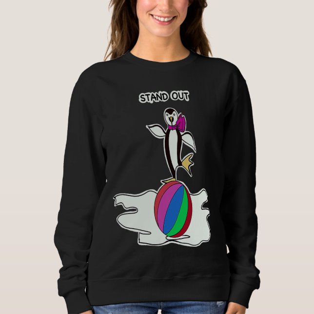 Moletom Dancing Penguin Fun Animals (Frente)