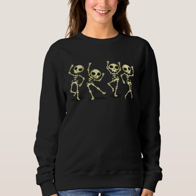 Moletom Dancing Skeletons Dance Challenge Boys Girl Kids H (Frente)