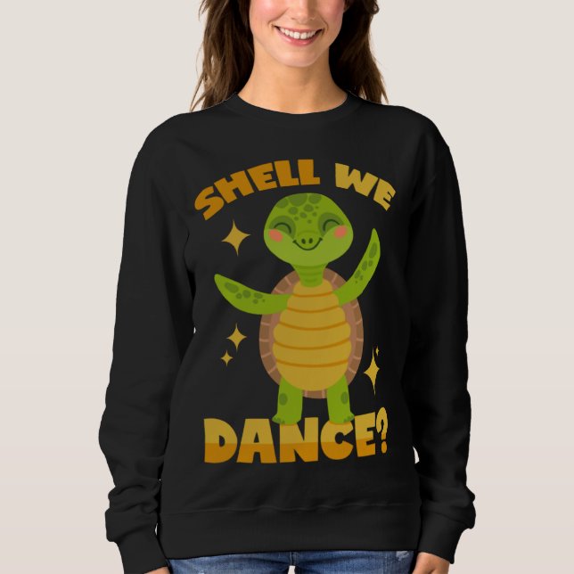 Moletom Dancing Turtle Pun (Frente)