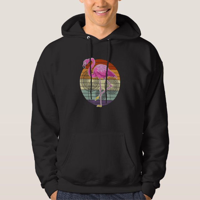 Moletom Dandelion Animal Tropical Bird Exotic Retro Flamin (Frente)