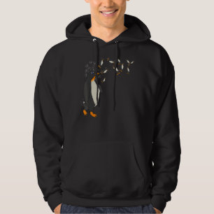 Moletom Dandelion Antártica Animal Zoo Bird Floral Pengu